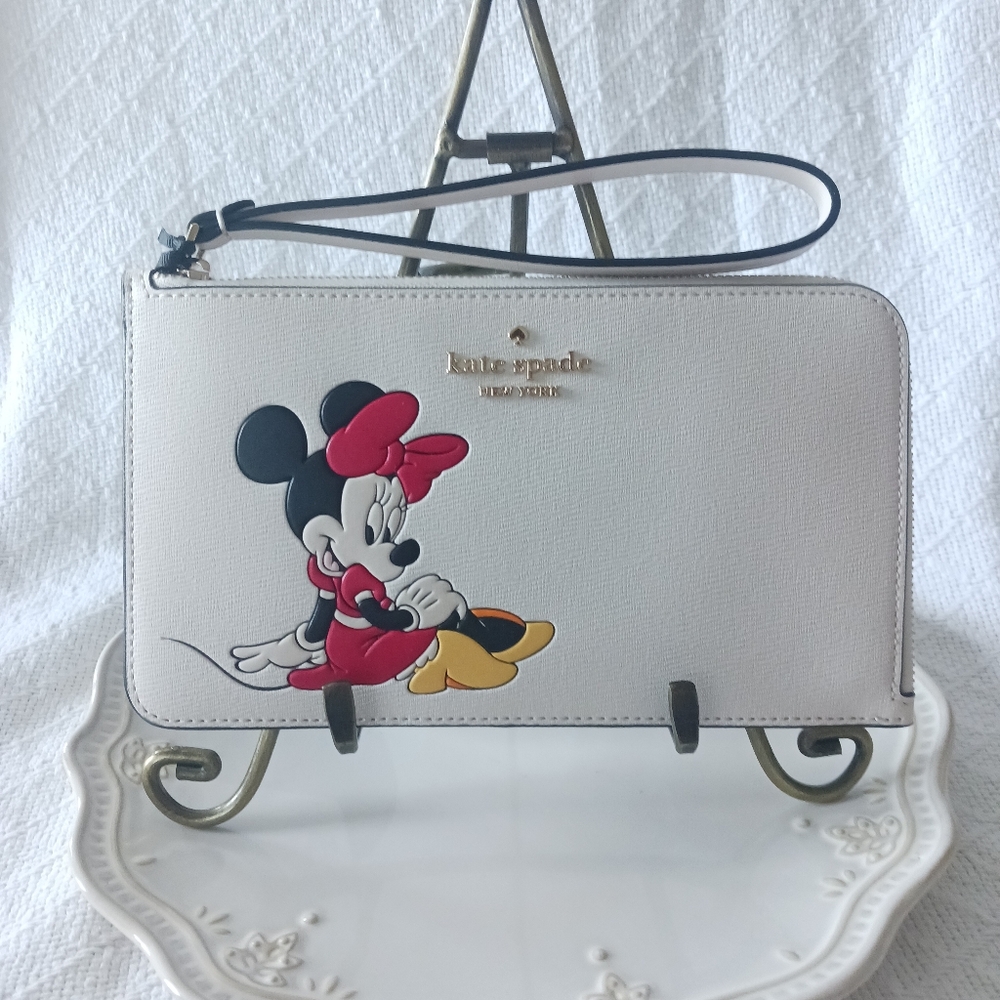 Kate Spade New York × Disney Minnie Mouse Wristlet - Picture 2 of 16